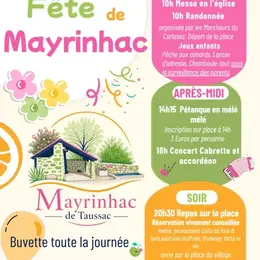 Fête du village de Mayrinhac de Taussac