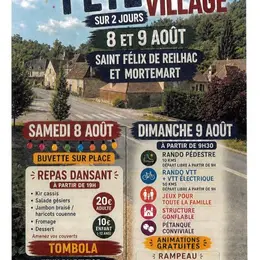 Fête du village de Saint Félix de Reilhac et Mortemart