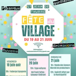 Fête du village de St Jean de Thurac