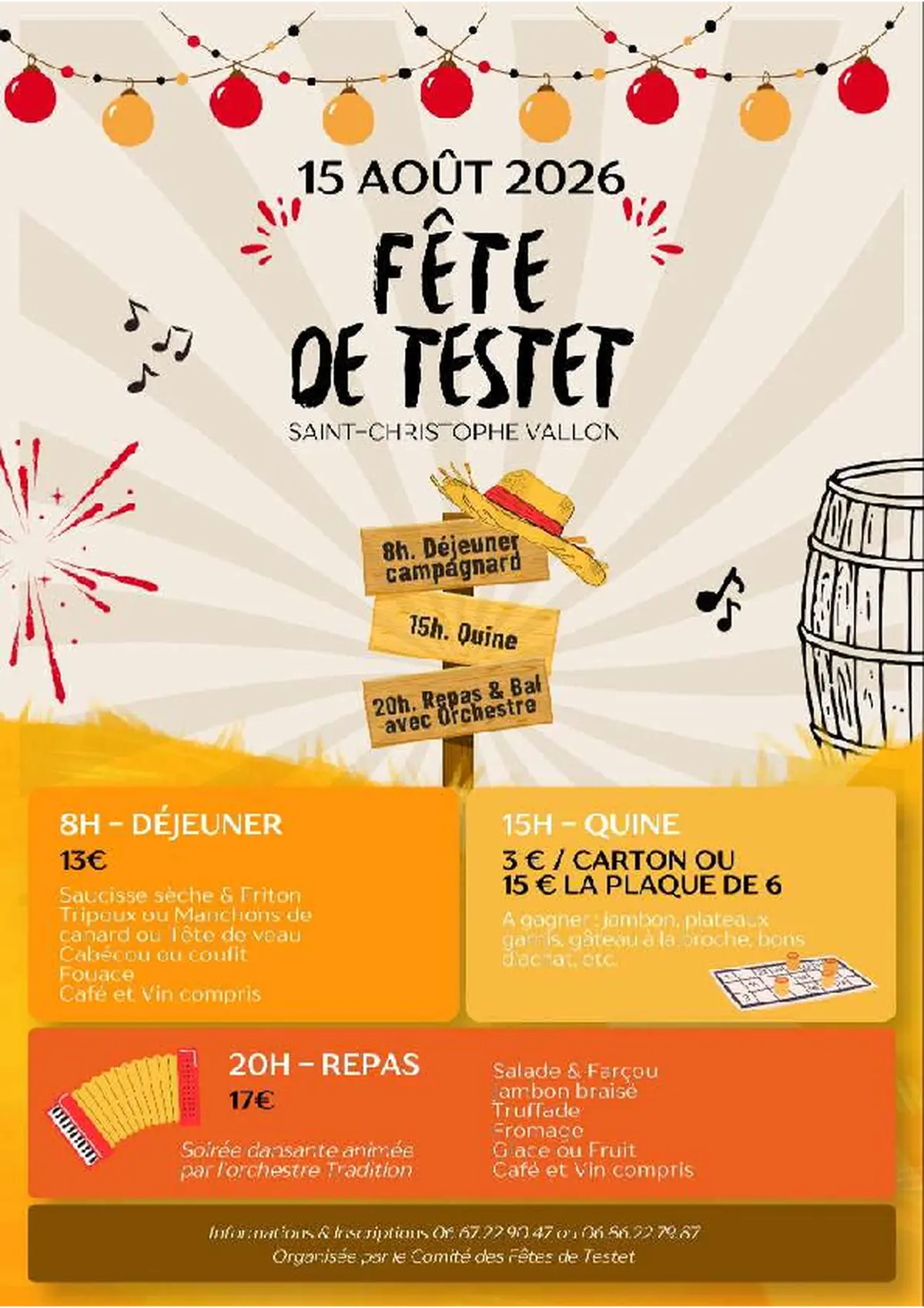 Fête du village de Testet