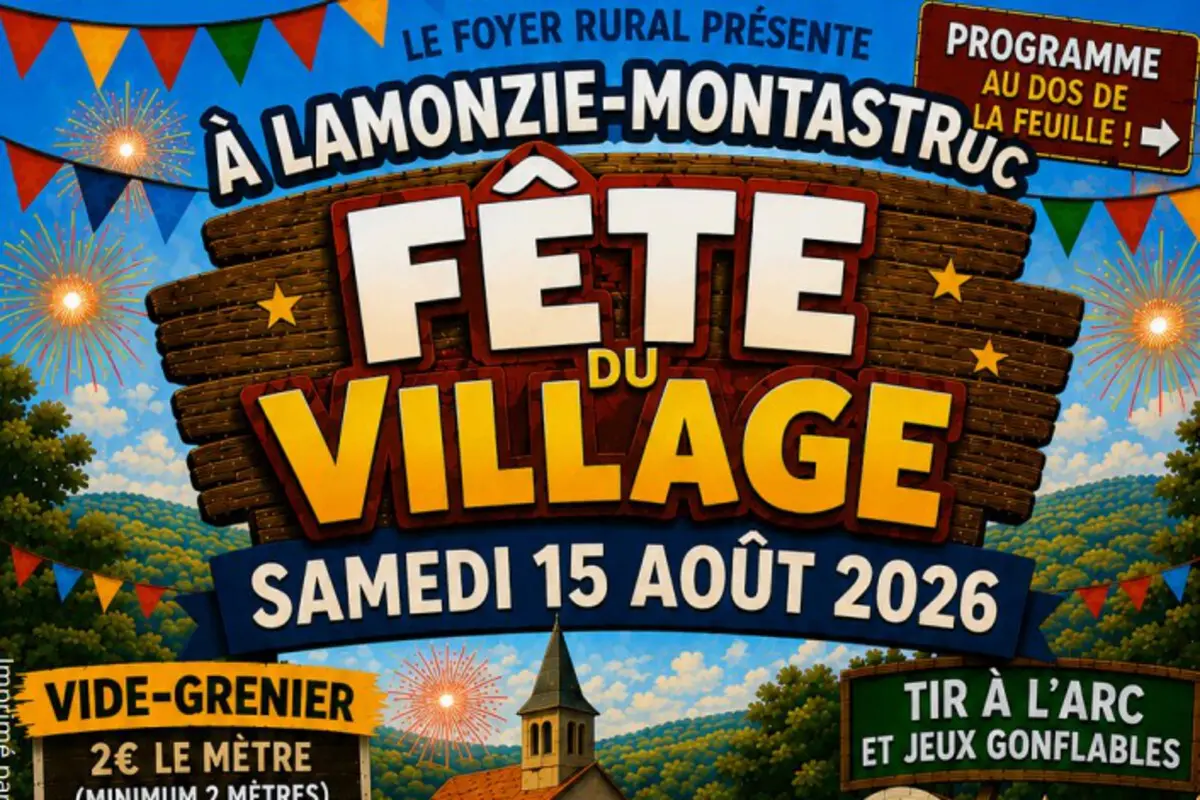 Fête du village | LAMONZIE MONTASTRUC