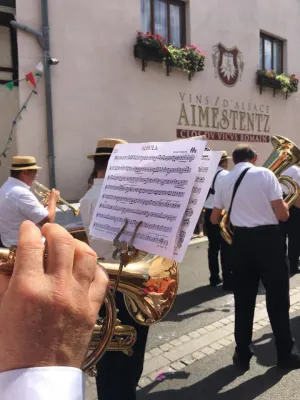 La musique au cœur du défilé de la Fête du vin à Wettolsheim
