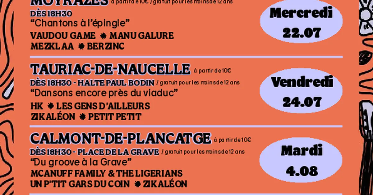 Fête & détours de la Lumière #40 - Concerts & spectacles en itinérance