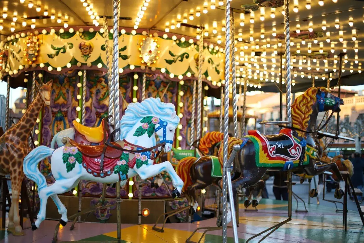 Attraction de la fête foraine d'Orléans