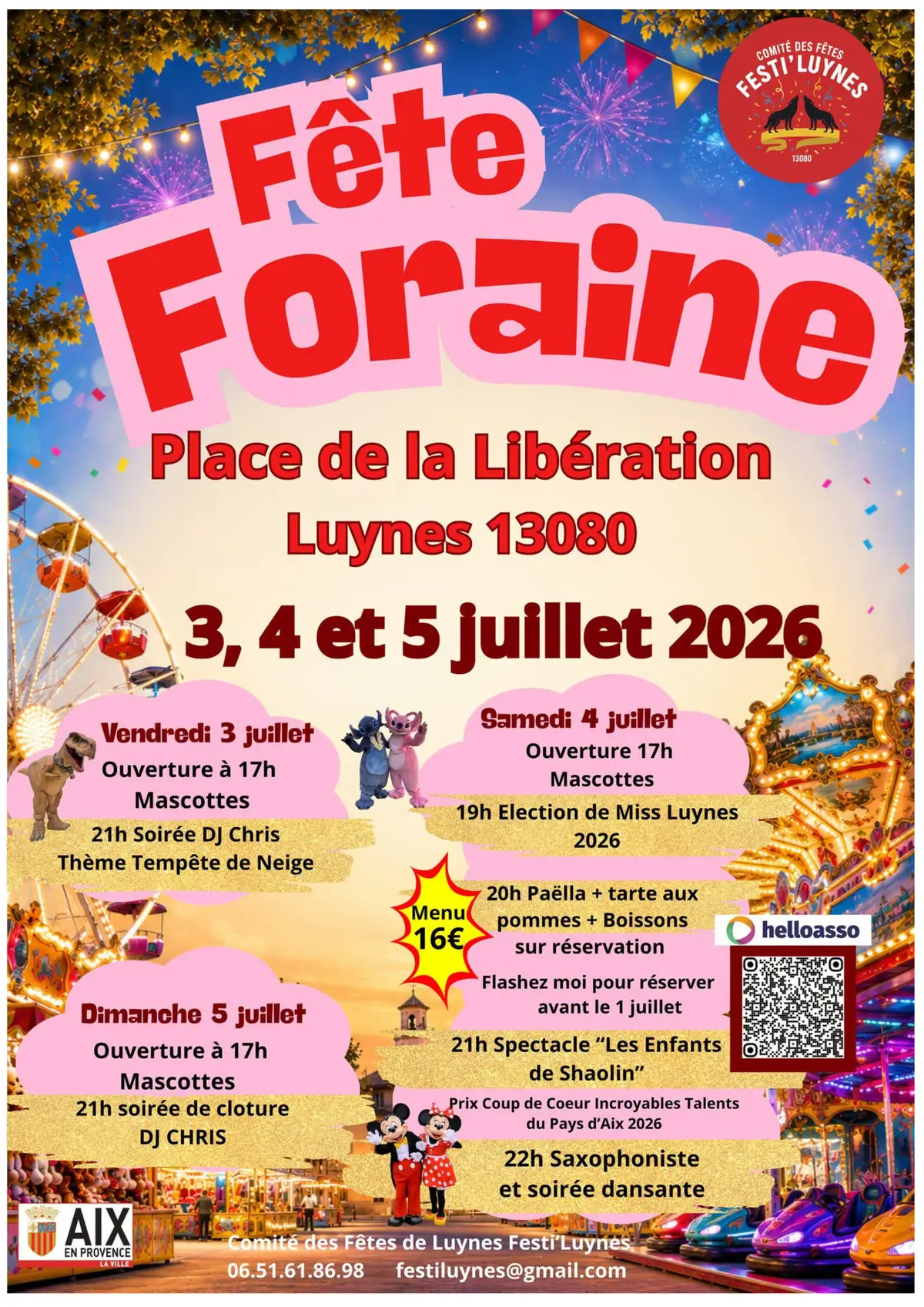 Fête foraine de Luynes Festi'Luynes