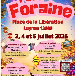 Fête foraine de Luynes Festi'Luynes