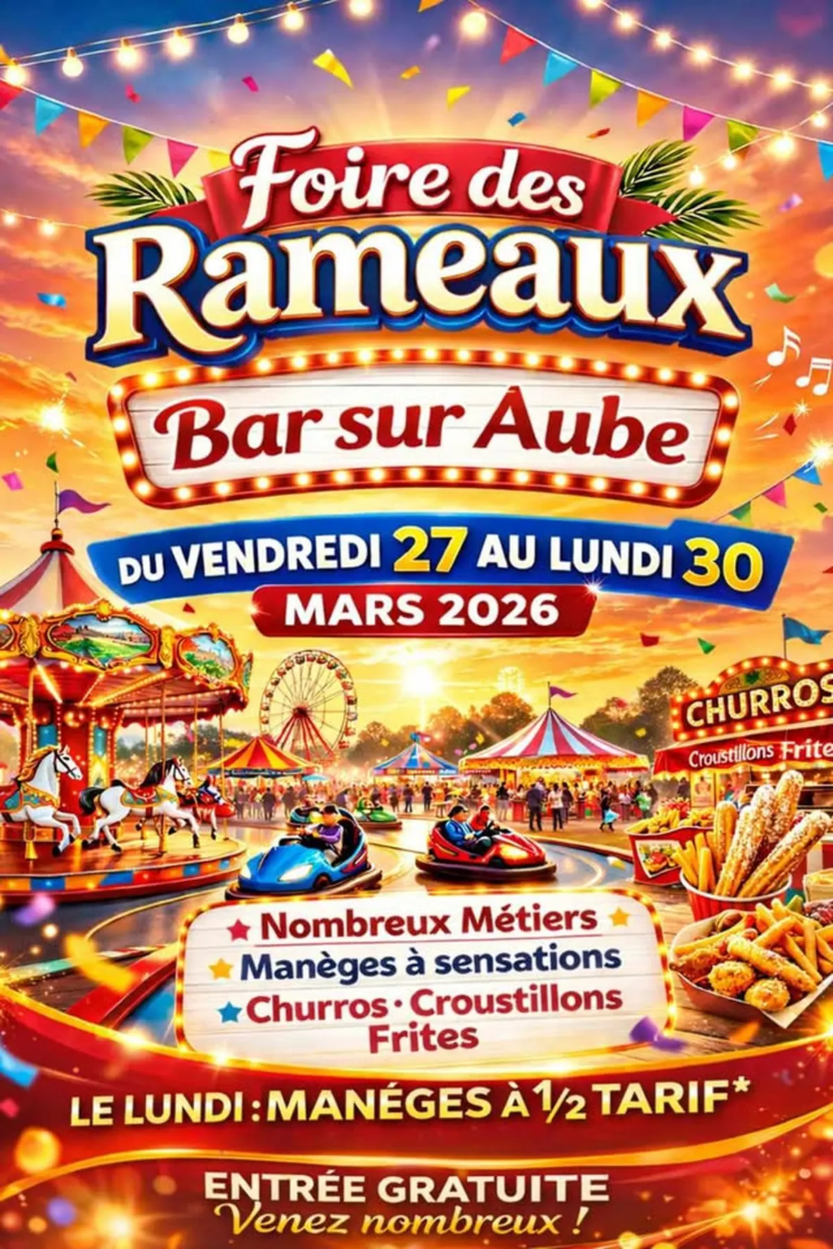 Fête foraine des Rameaux
