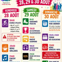 fête locale de Villegouge