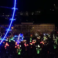La Place Bellecour s'illumine pour la Fête des Lumières (image d'archives) DR