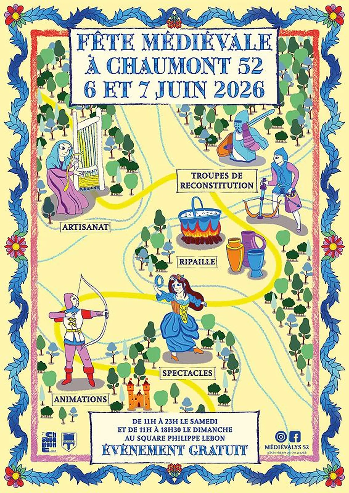 Fête médiévale de Chaumont