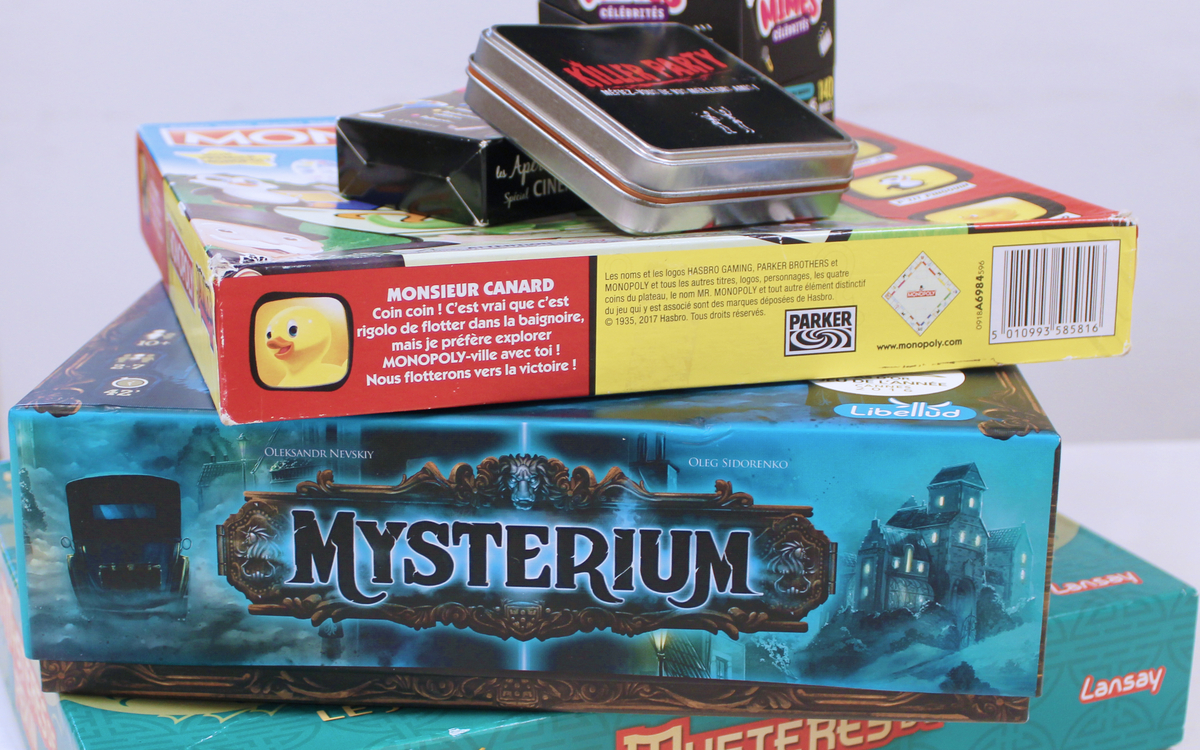 Photographie de jeux de société