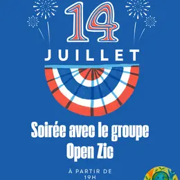 Fête Nationale 14 Juillet au Restaurant Le Coin des Amis