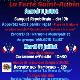 Fête nationale à la Ferté Saint Aubin