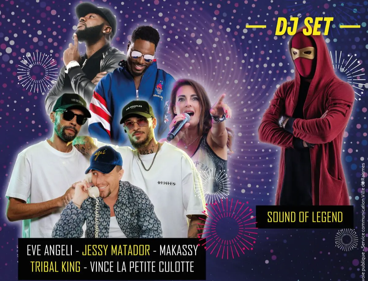 Ève Angeli, Tribal King, Jessy Matador, Makassy et Vincè La Petite Culotte le 13 juillet à Raismes (dès 19h sur la Grand’Place)
