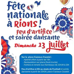 Fête nationale à Rions