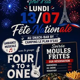 Fête nationale au camping du Plan d'eau