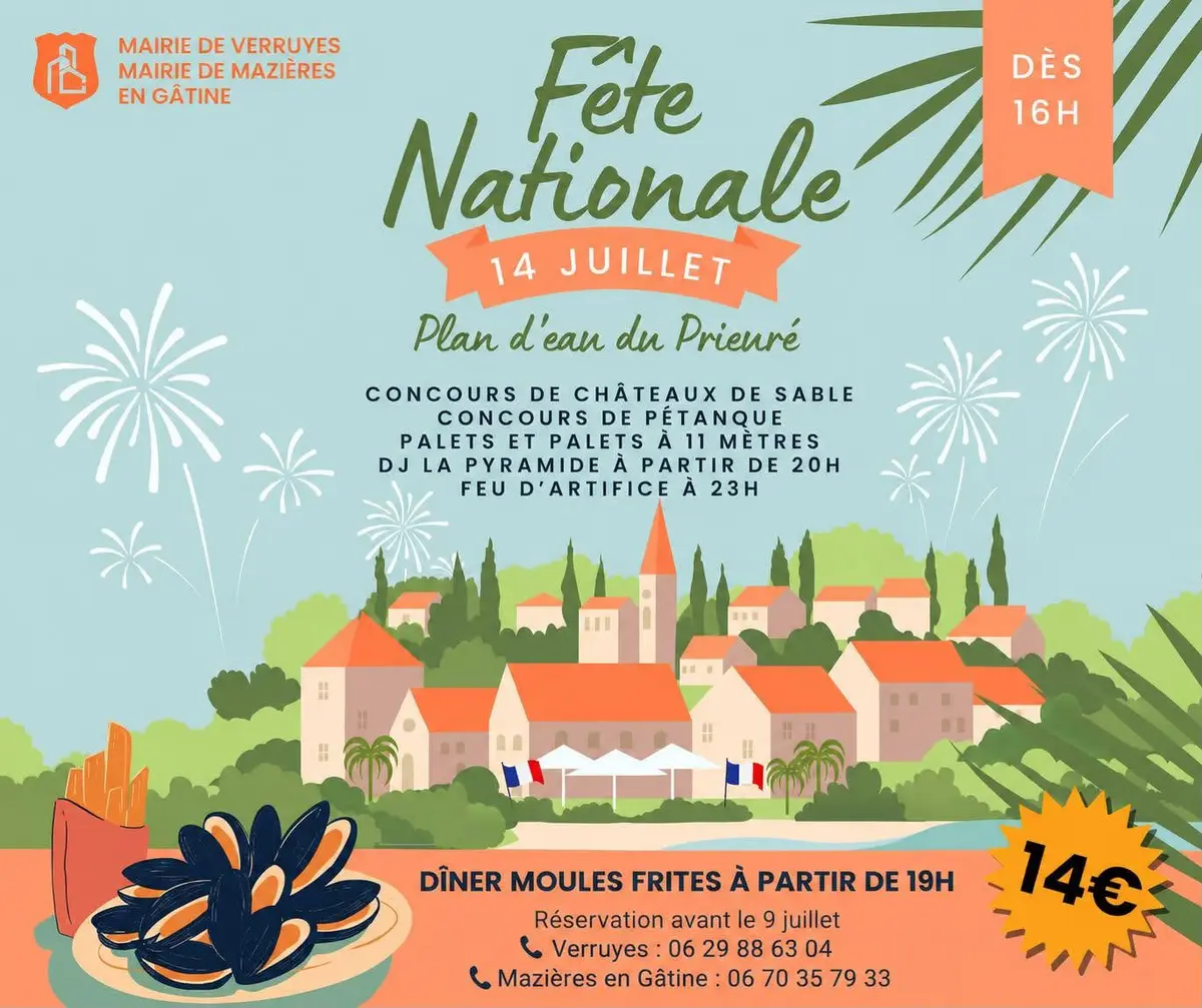 Fête Nationale au plan d'eau