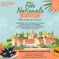 Fête Nationale au plan d'eau