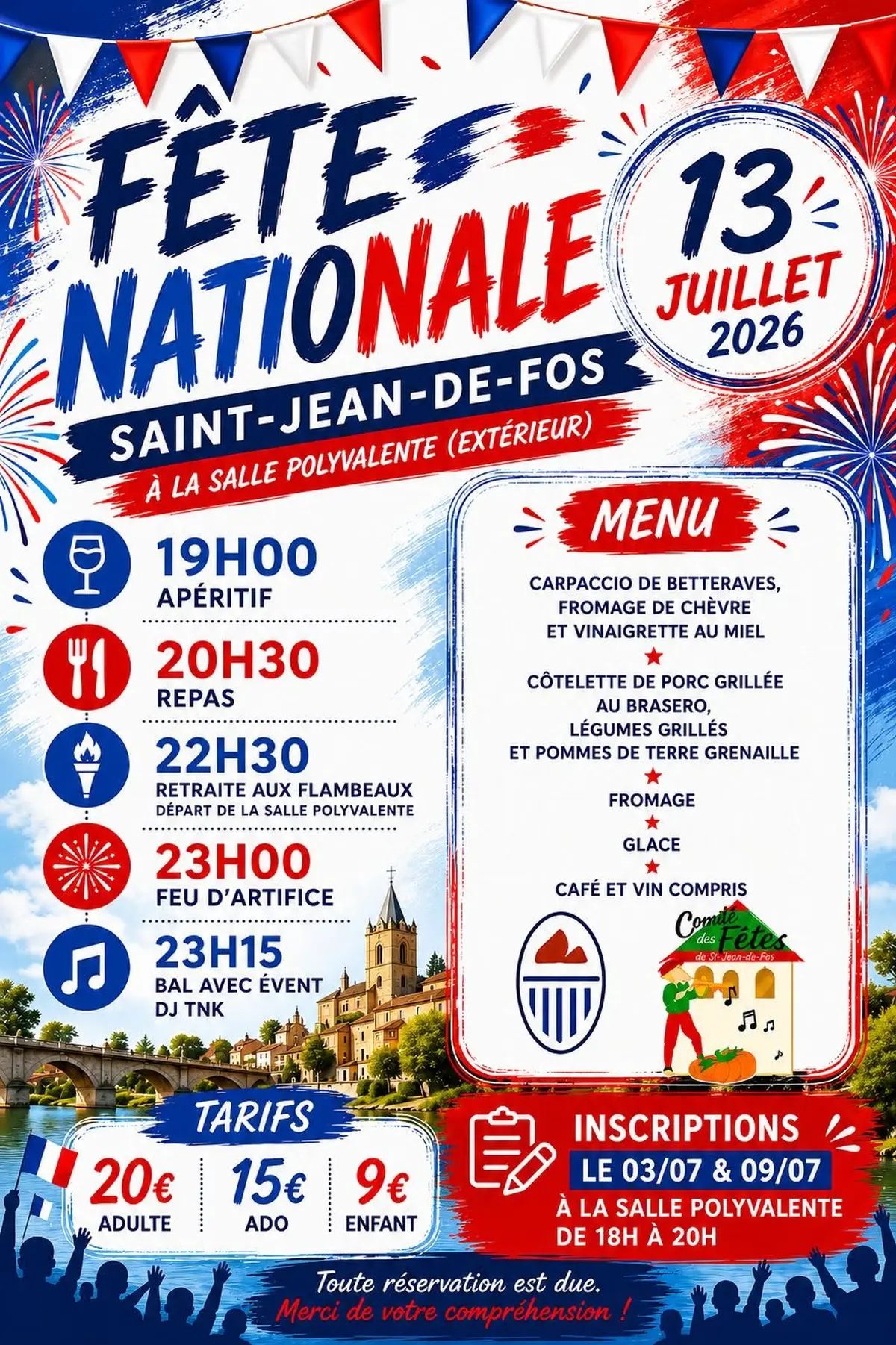 Fête Nationale - Saint Jean De Fos