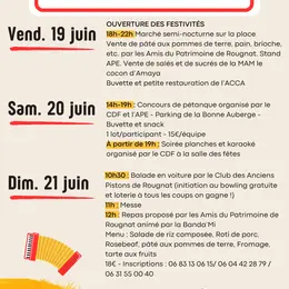 Fête (patronale) à Rougnat
