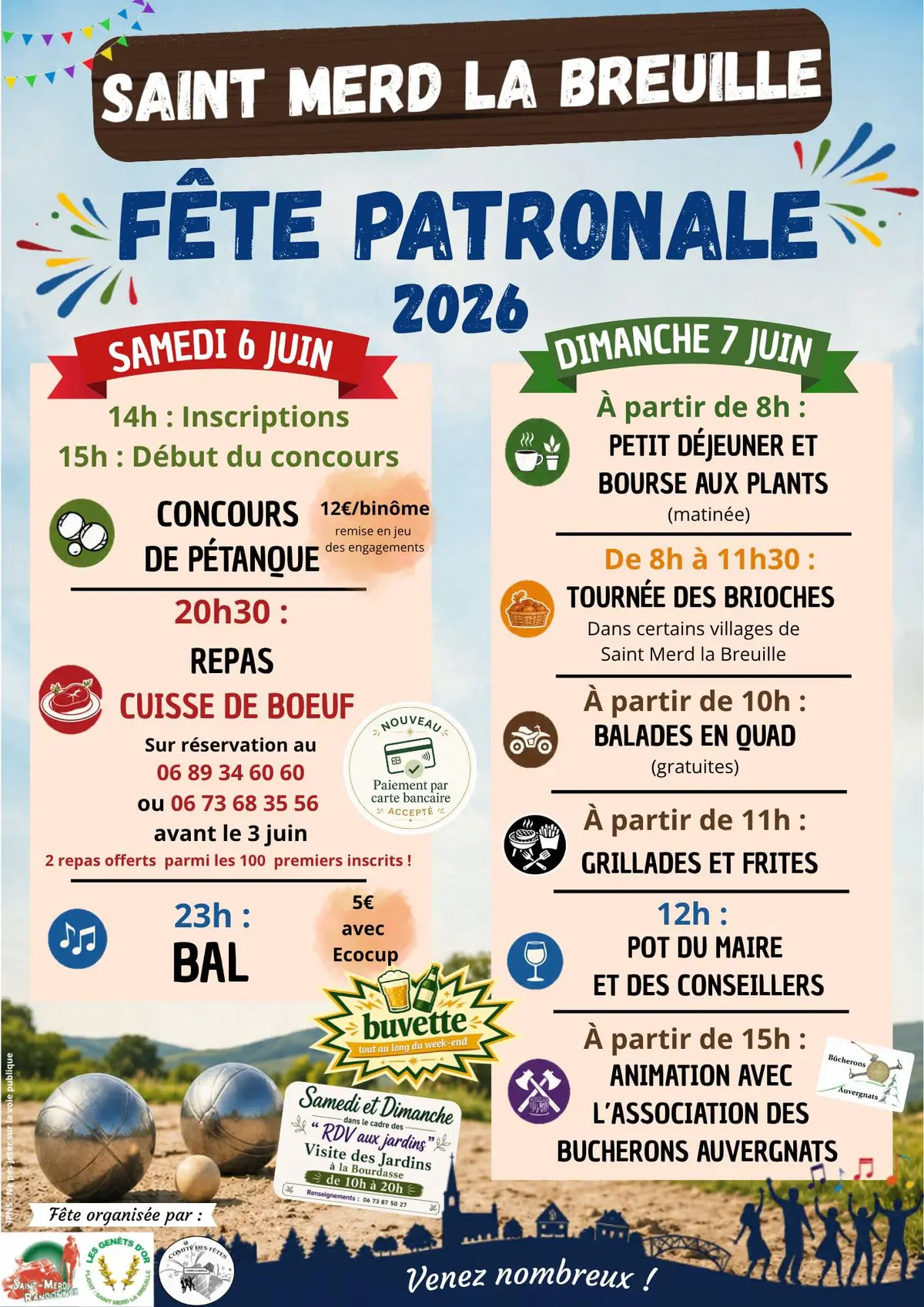 Fête patronale à Saint-Merd-la-Breuille