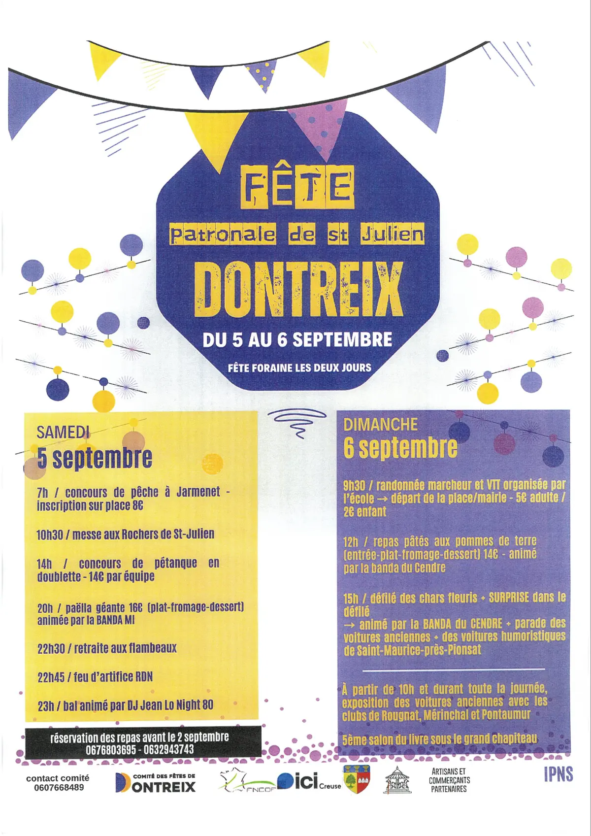 Fête Patronale de St Julien à Dontreix