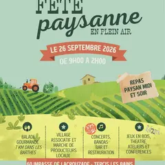 Fête paysanne en plein air