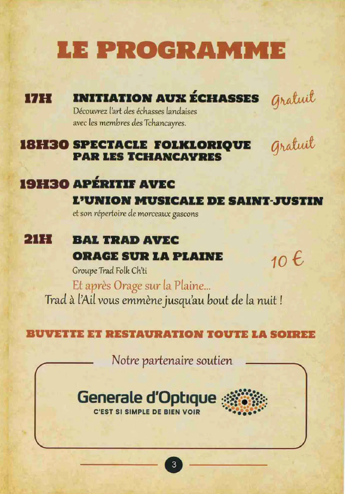 Fête trad et gasconne