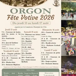 Fête votive d'Orgon