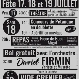 Fête votive de Quissac-en-Quercy