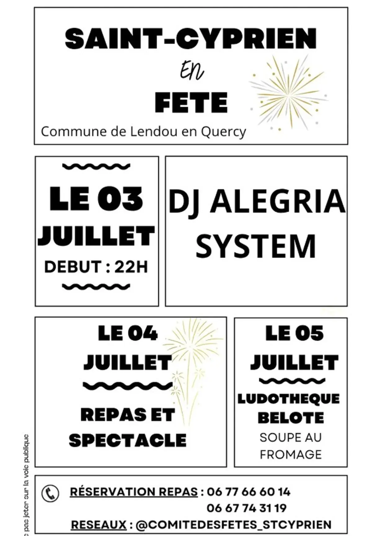 Fête votive de Saint Cyprien