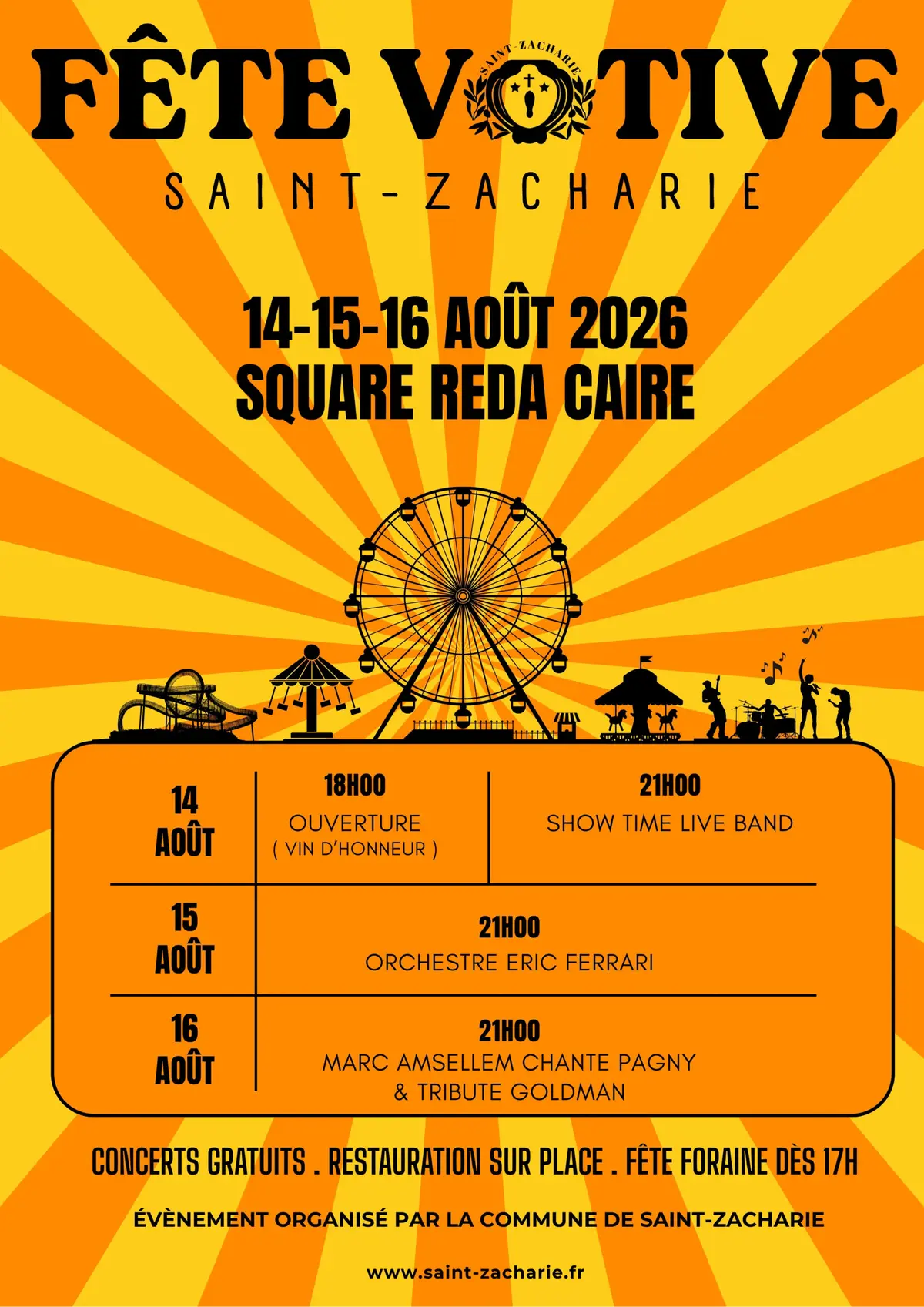 Fête Votive de Saint Zacharie