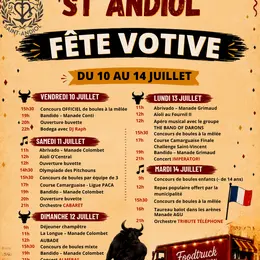 Fête Votive de St Andiol : 5 jours de fête non-stop !