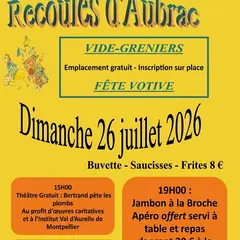 Fête Votive Et Vide-Greniers à Recoules D'Aubrac