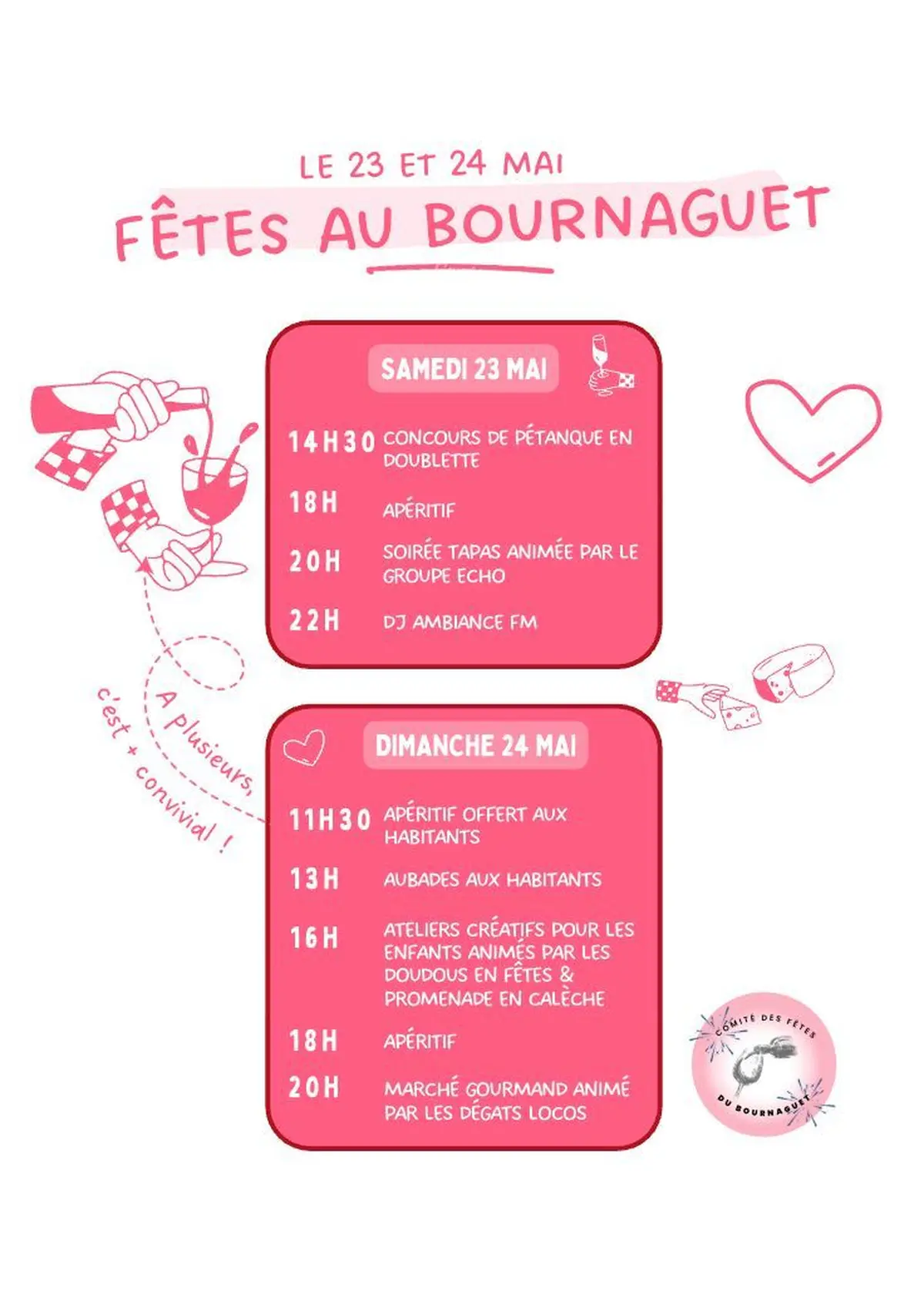 Fêtes au Bournaguet