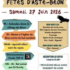 Fêtes d'Aste Béon