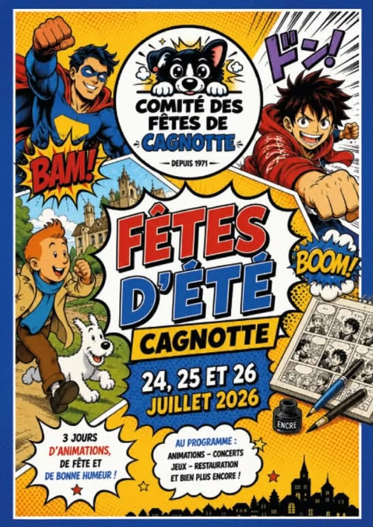 Fêtes d'été à Cagnotte