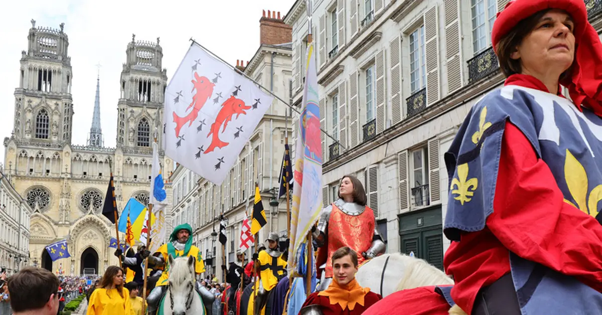 Jeanne d'Arc est c&eacute;l&eacute;br&eacute;e par la ville qui l'a vu na&icirc;tre