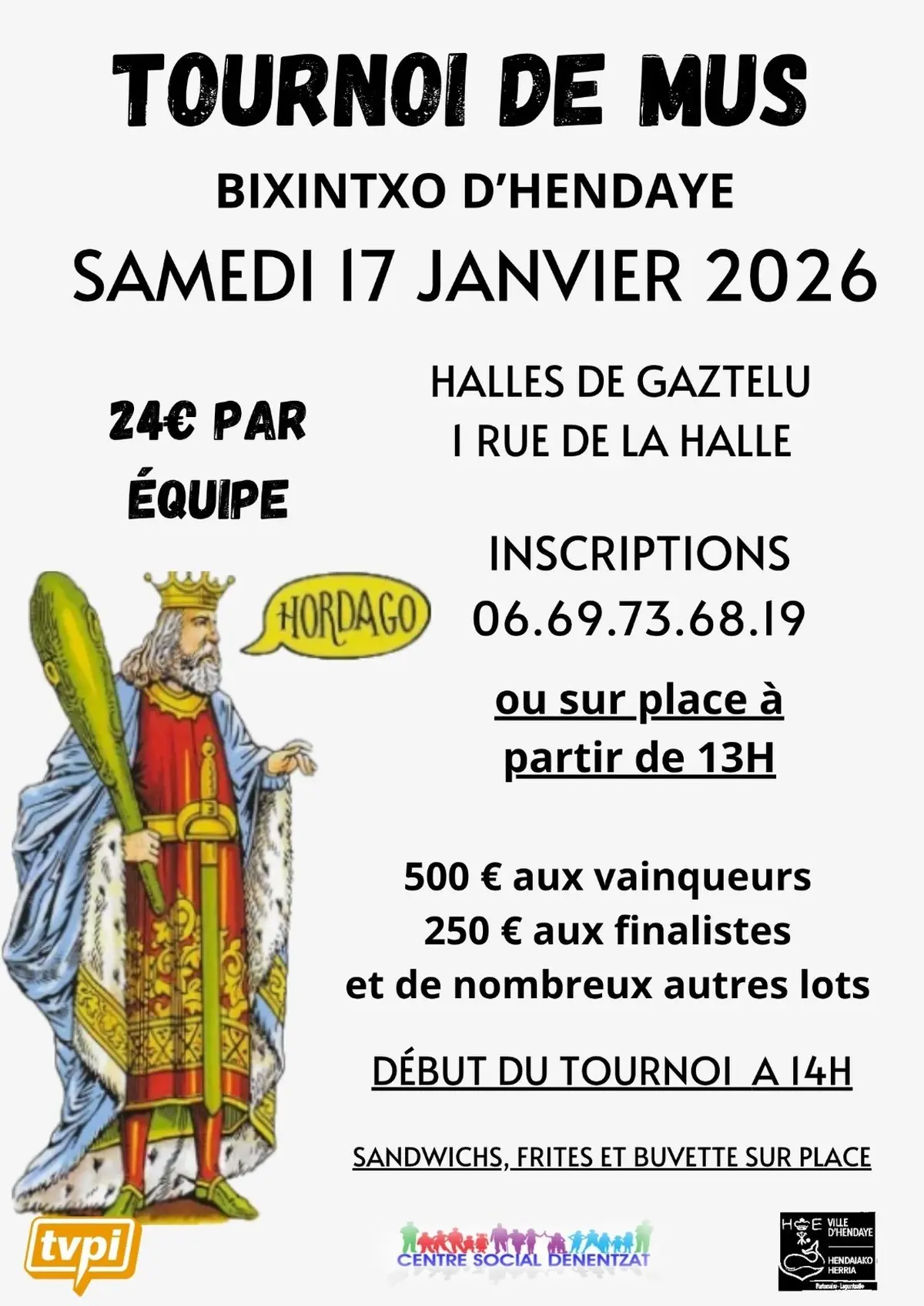 Fêtes de la Bixintxo - Tournoi de mus