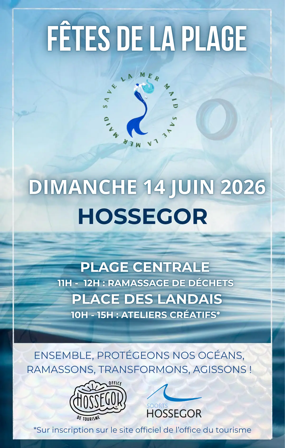 Fêtes de la plage - Ramassage de déchets avec Save la Mermaid