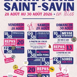 Fêtes de Larrivière-Saint-savin