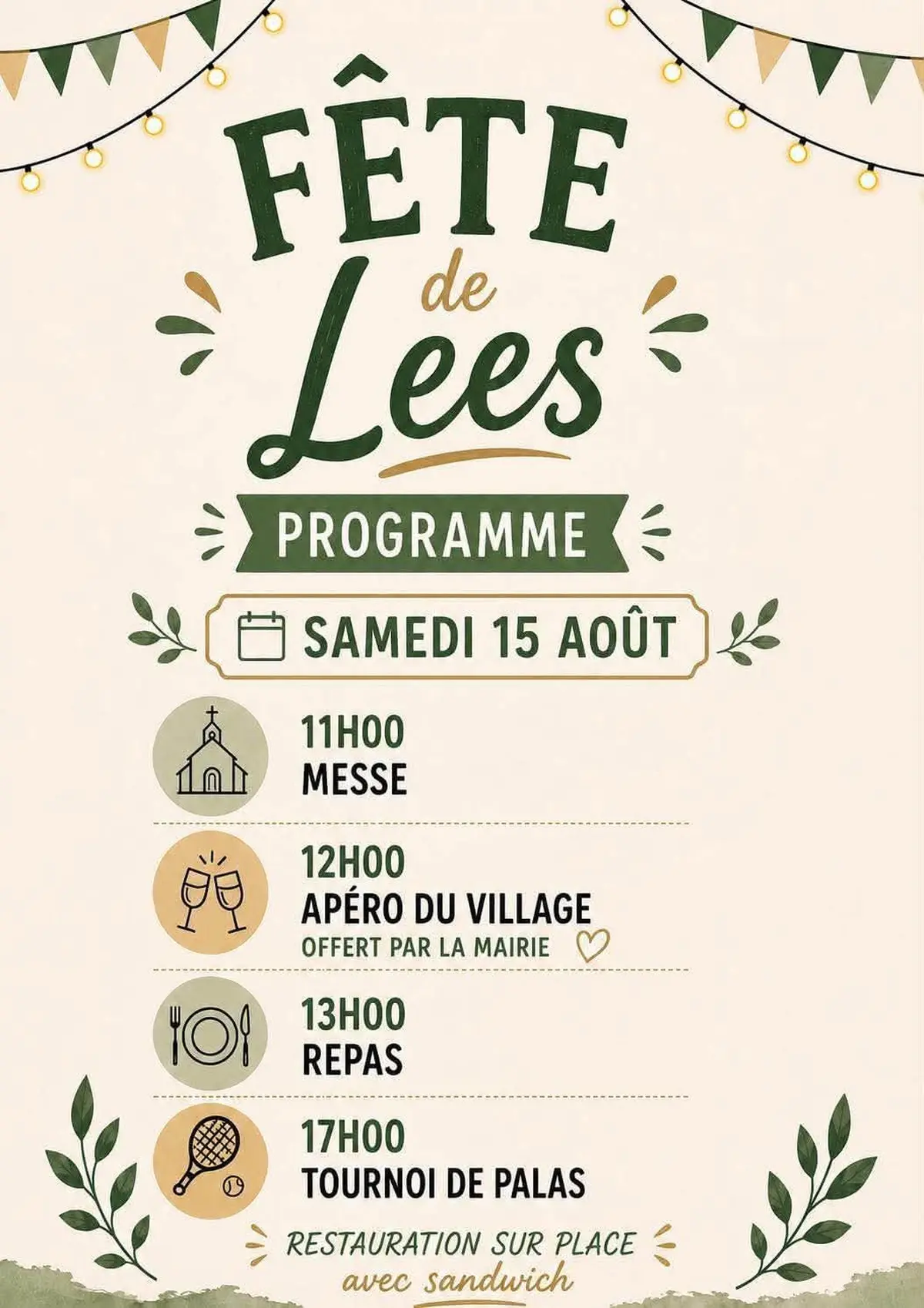 Fêtes de Lées-Athas