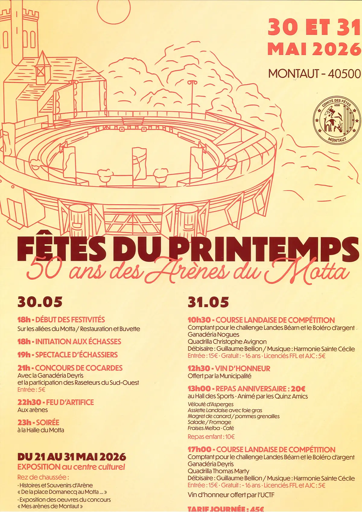 Fêtes de Printemps : 50 ans des arènes du Motta