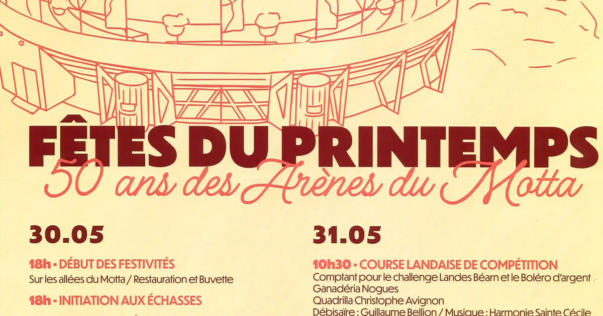 Fêtes de Printemps : 50 ans des arènes du Motta