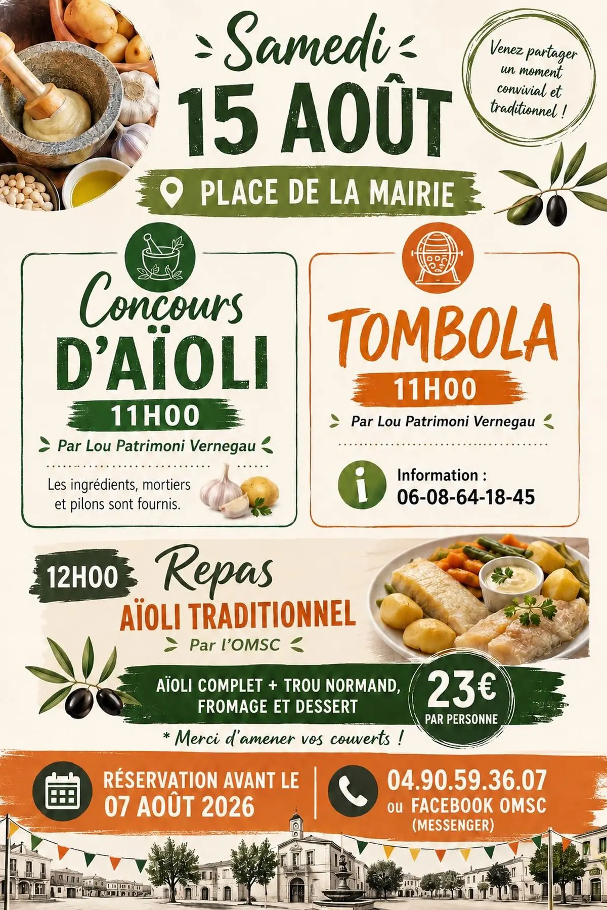 Fêtes de Vernègues : Concours d’Aïoli