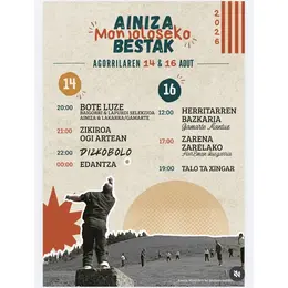Fêtes de village : pelote à bote luze, méchoui entre le pain, concert et bal