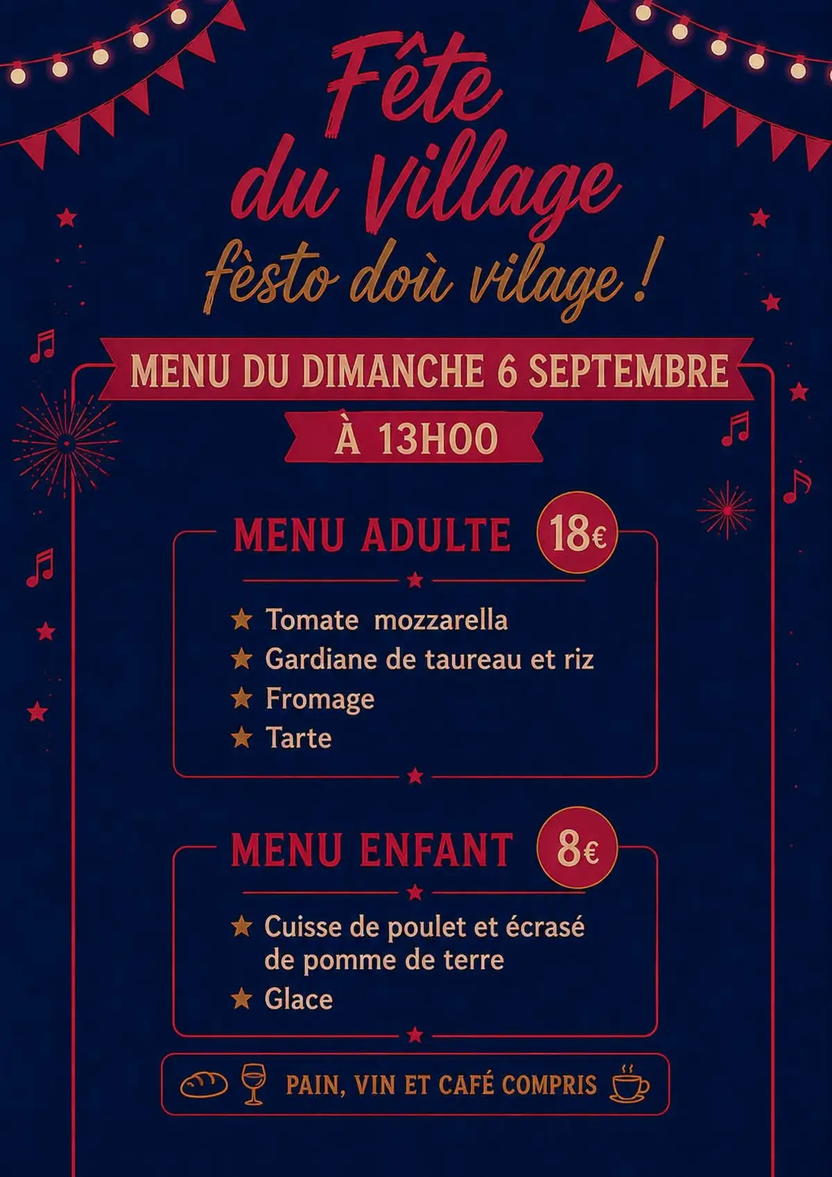 Fêtes du village au Paradou