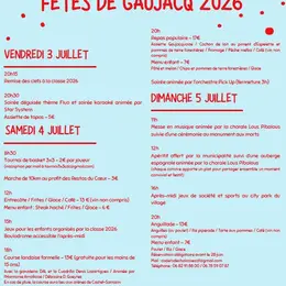 Fêtes Locales