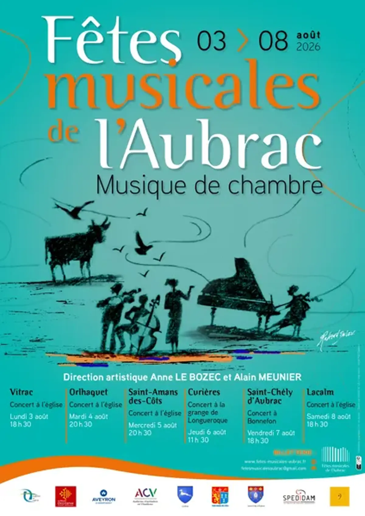Fêtes musicales de l'Aubrac à l'église de Orlhaguet