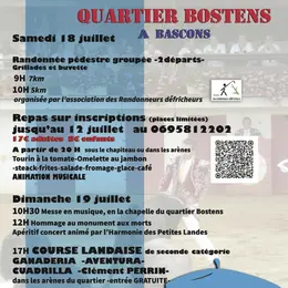 Fêtes patronales du quartier de Bostens